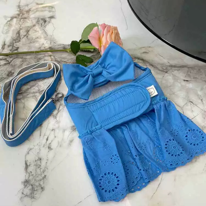 Dog Summer Hook and Loop Fasteners Korean Skirt Traction Buckle