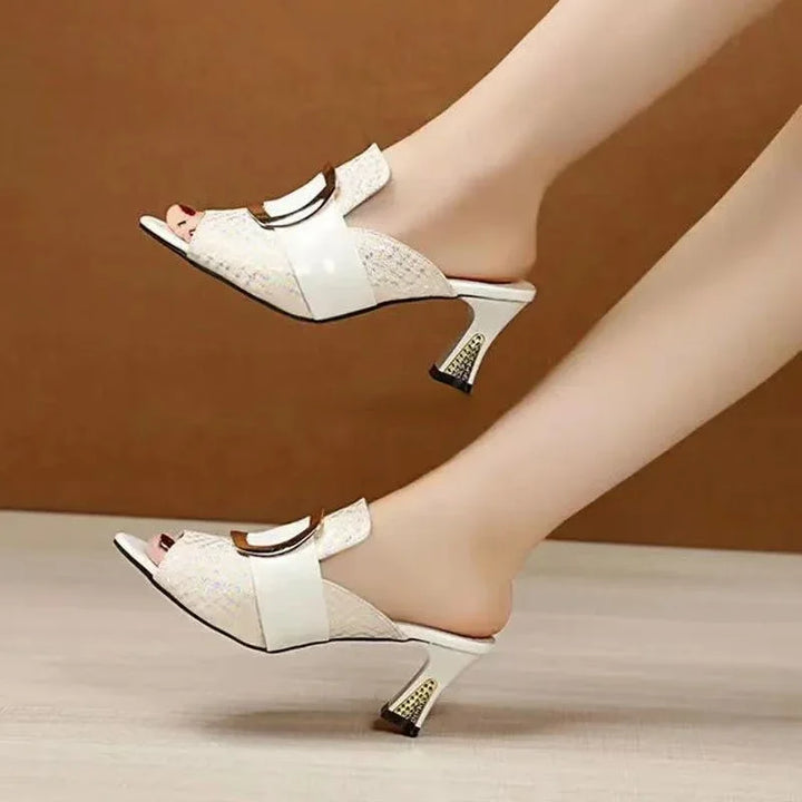 Sandals Elegant Woman High Heel Shoes Spring Summer Fashion Comfort Style