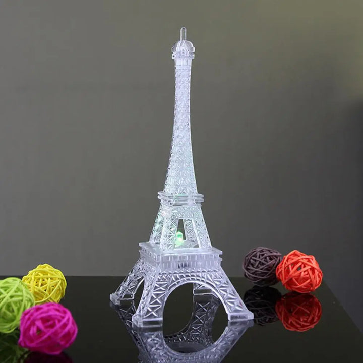 LED Eiffel Tower Figurines World Building Romantic Paris Eiffel , Decoration Valentine's Day Xmas Gifts