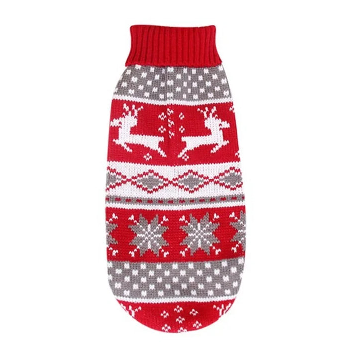 Suéter de Natal para Cachorro - Rena Vermelha - Quentinho de Inverno