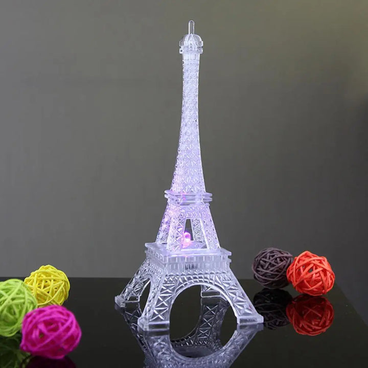 LED Eiffel Tower Figurines World Building Romantic Paris Eiffel , Decoration Valentine's Day Xmas Gifts