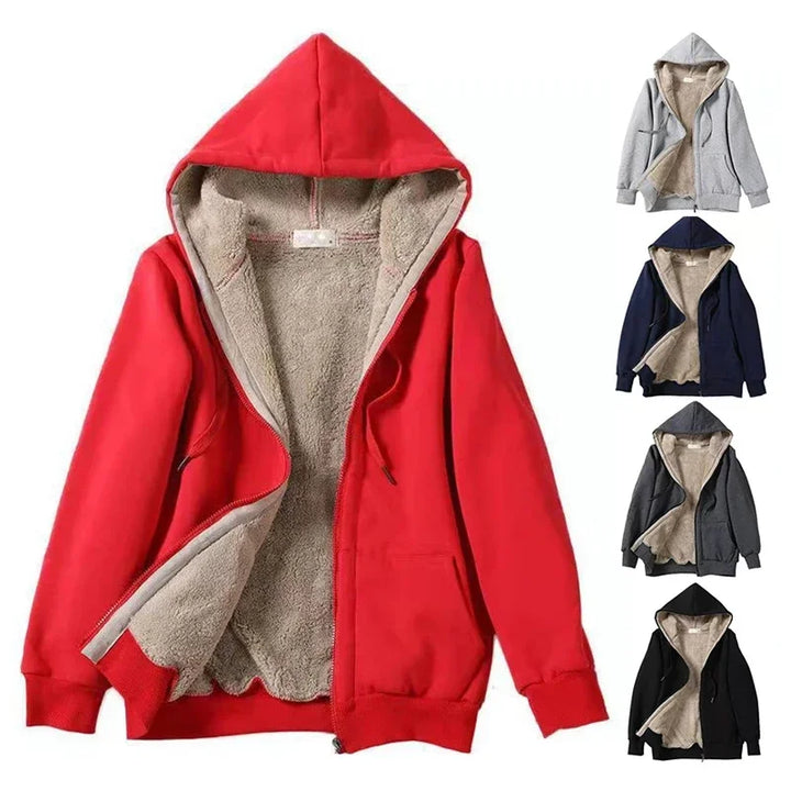 Hoodies Women Zipper Sweatshirts High Quality Casual Fashion Streewear