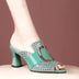 Sandals Elegant Woman High Heel Shoes Spring Summer Fashion Comfort Style